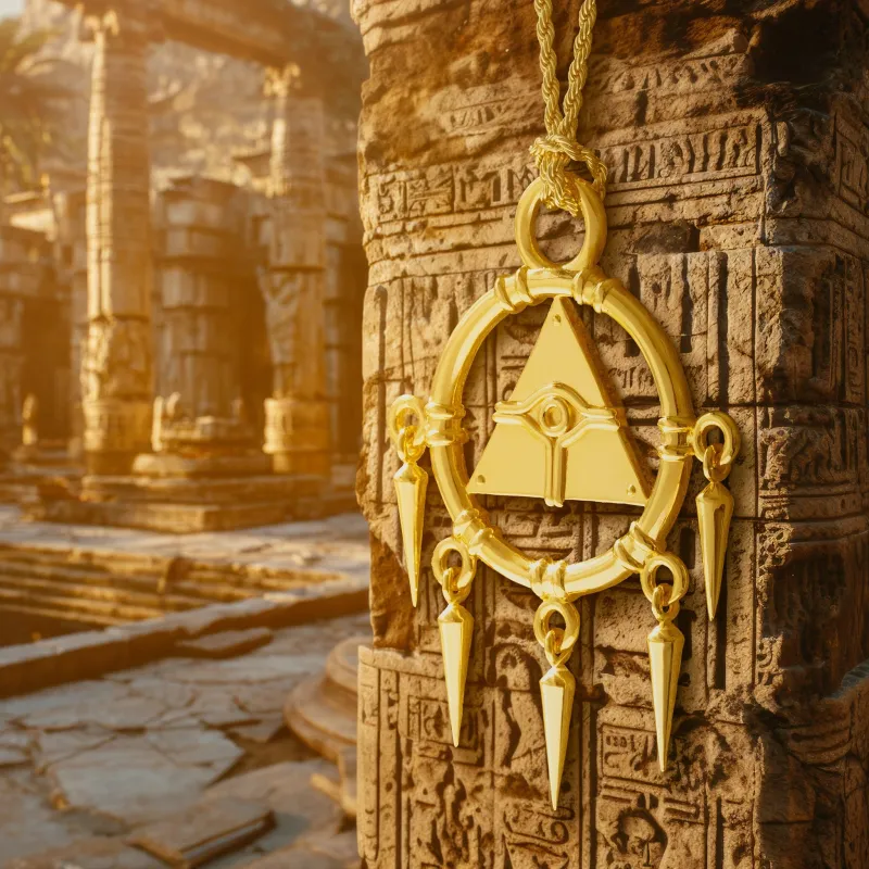 Yu-Gi-Oh! x King Ice - Millennium Ring Necklace sold by King Ice