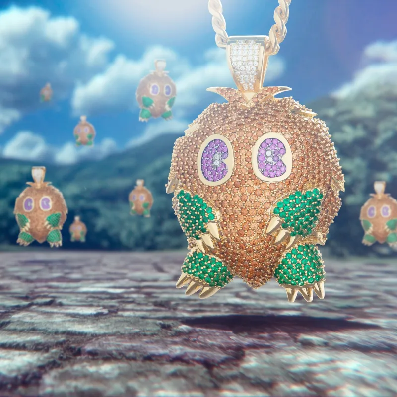 Yu-Gi-Oh! x King Ice - Kuriboh Necklace sold by King Ice