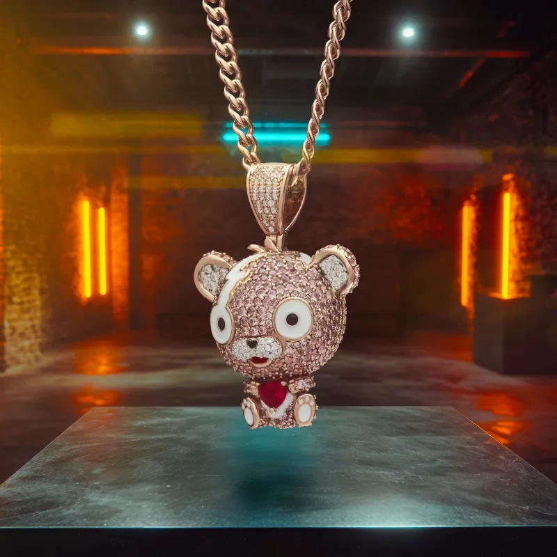Fortnite x King ice - Cuddlebear Cutie Necklace sold by King Ice