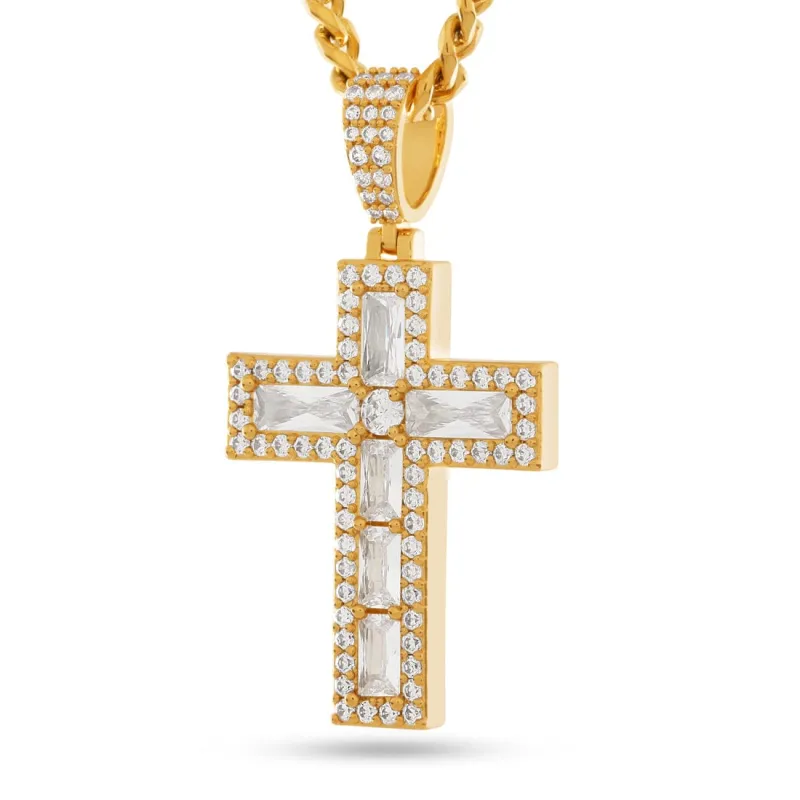 Holdfast Cross Necklace made by King Ice