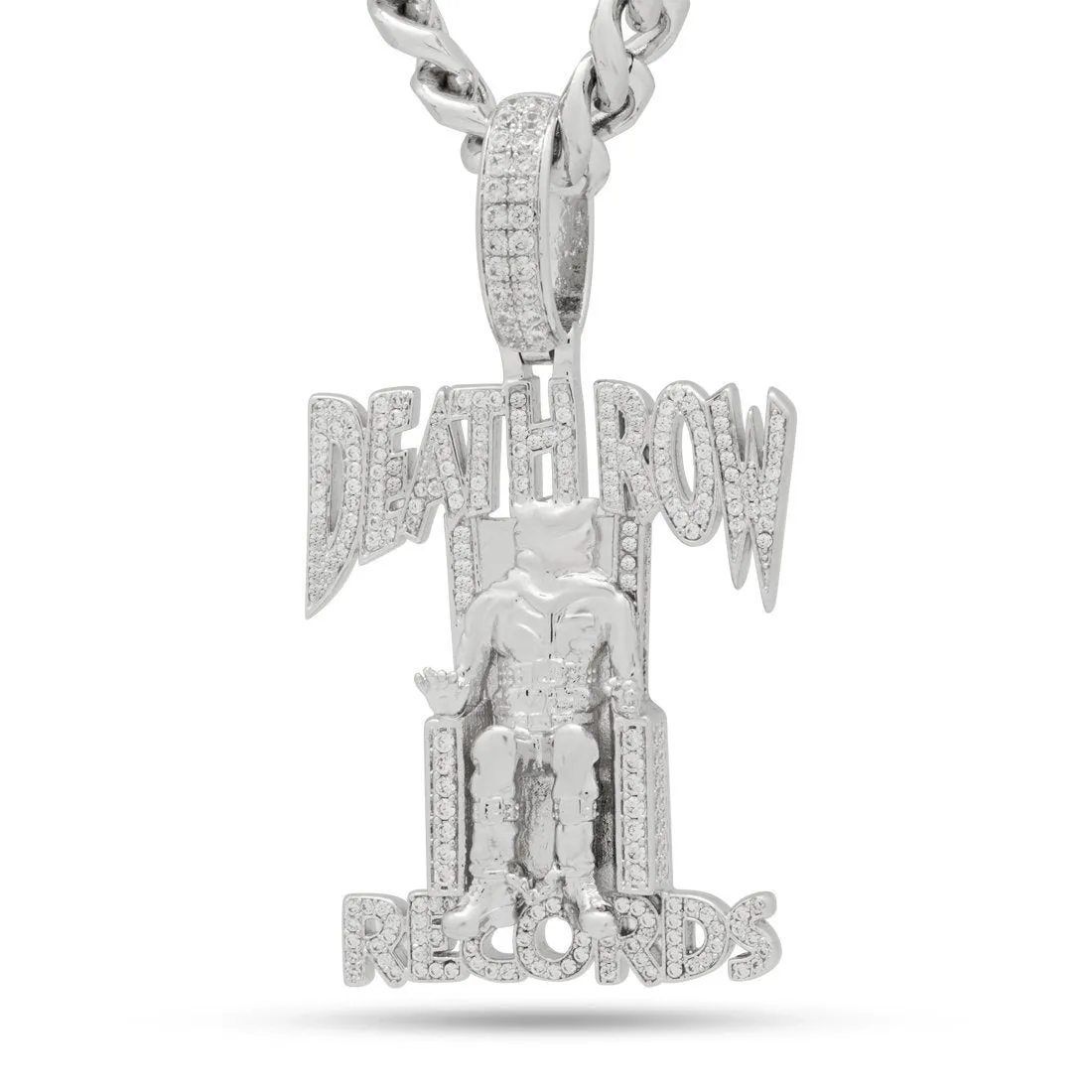 Death Row Records x King Ice - Iced Logo Necklace sold by King Ice product image thumbnail 5