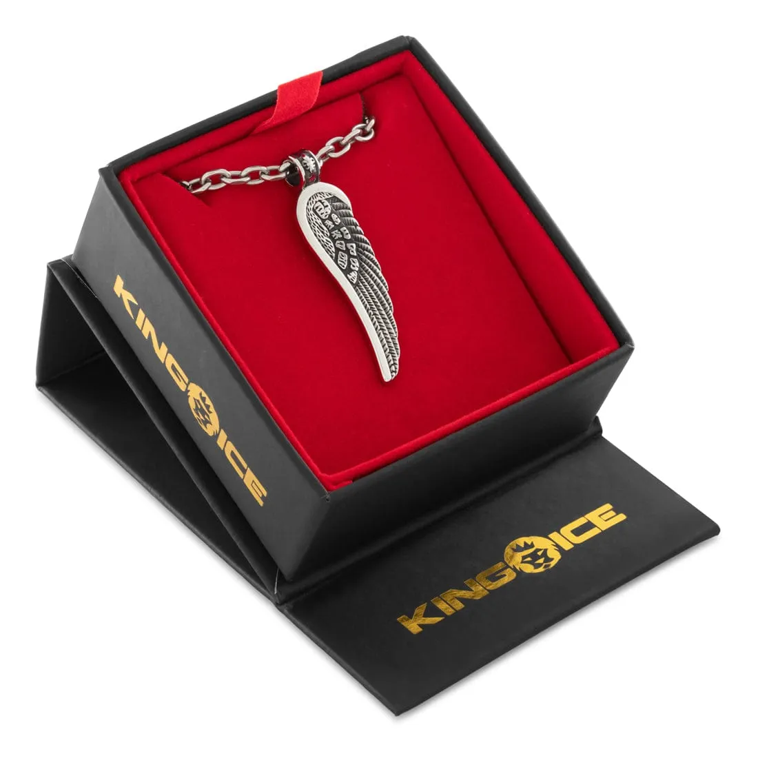 Split-Single Wing Necklace sold by King Ice product image thumbnail 4