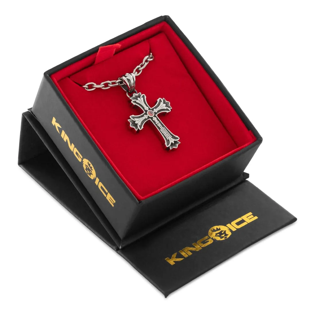 Cross Your Heart Necklace sold by King Ice product image thumbnail 4