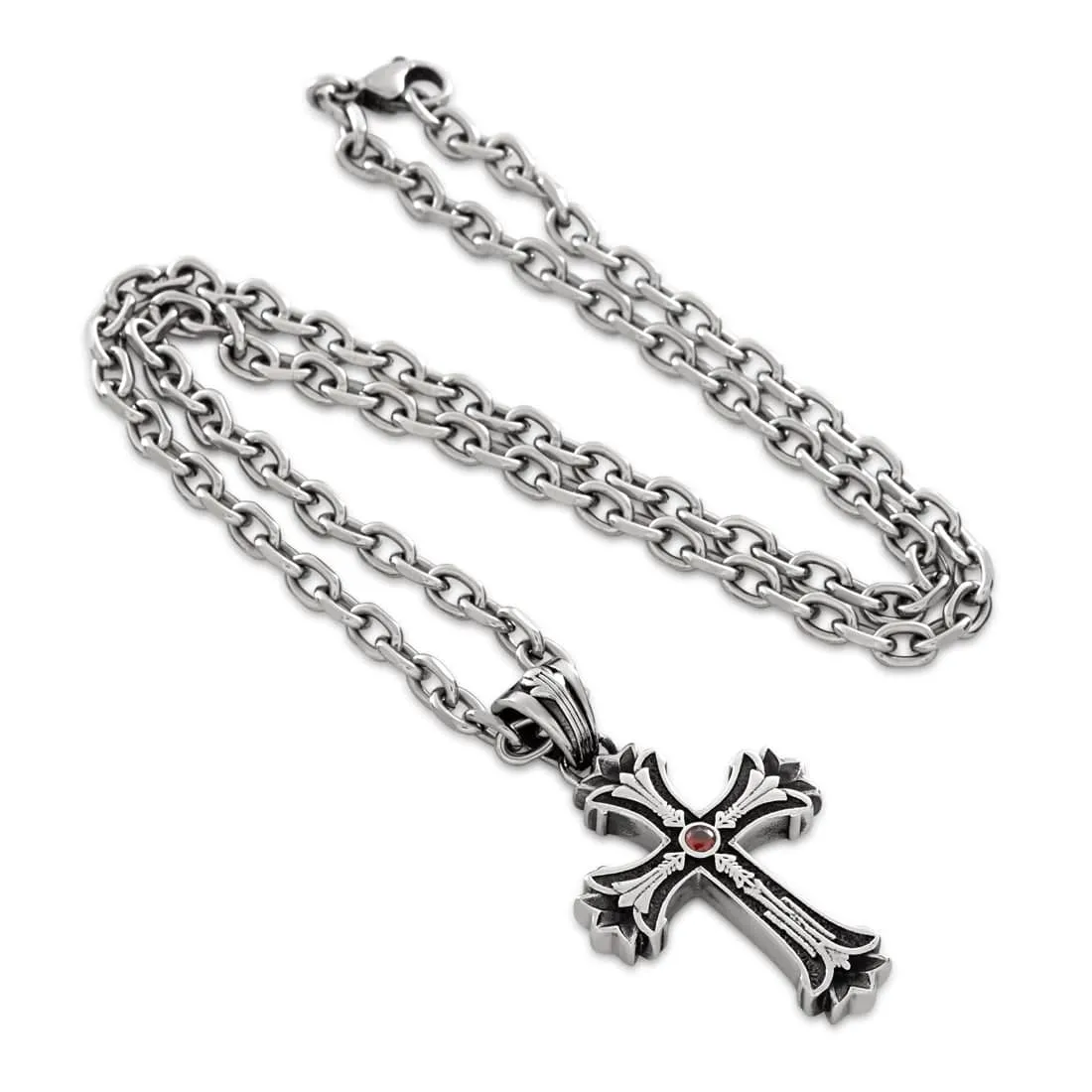 Cross Your Heart Necklace sold by King Ice product image thumbnail 3