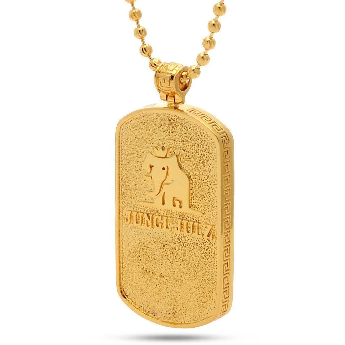 Iced Dog Tag Necklace sold by King Ice product image thumbnail 2