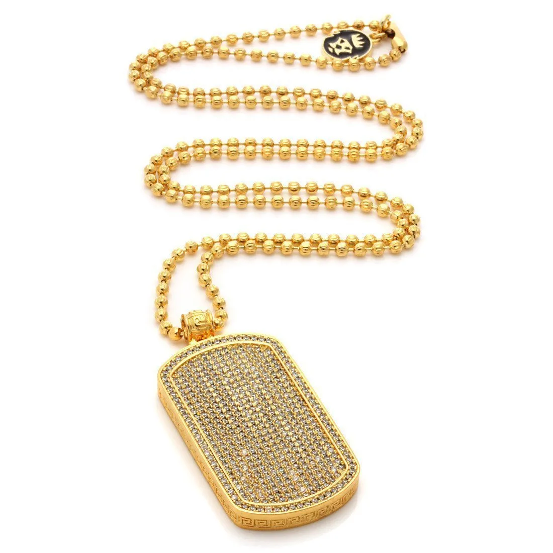 Iced Dog Tag Necklace sold by King Ice product image thumbnail 3