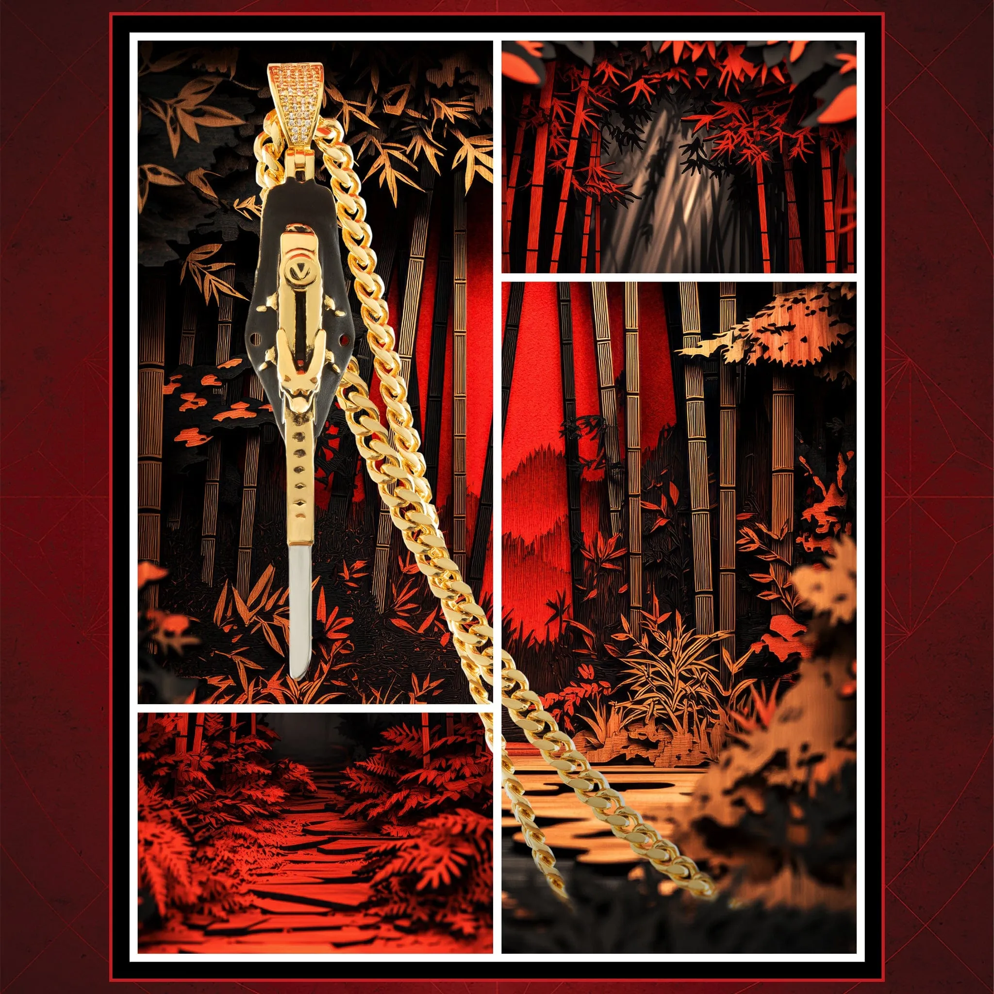 Assassin's Creed x King Ice - Hidden Blade Necklace sold by King Ice product image thumbnail 5