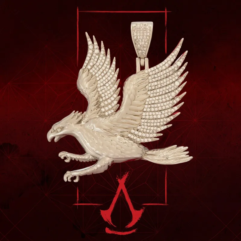Assassin's Creed x King Ice - Eagle Eye Necklace made by King Ice