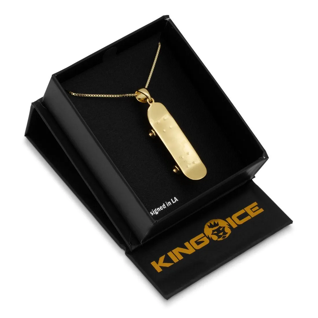 Skateboard Necklace sold by King Ice product image thumbnail 4