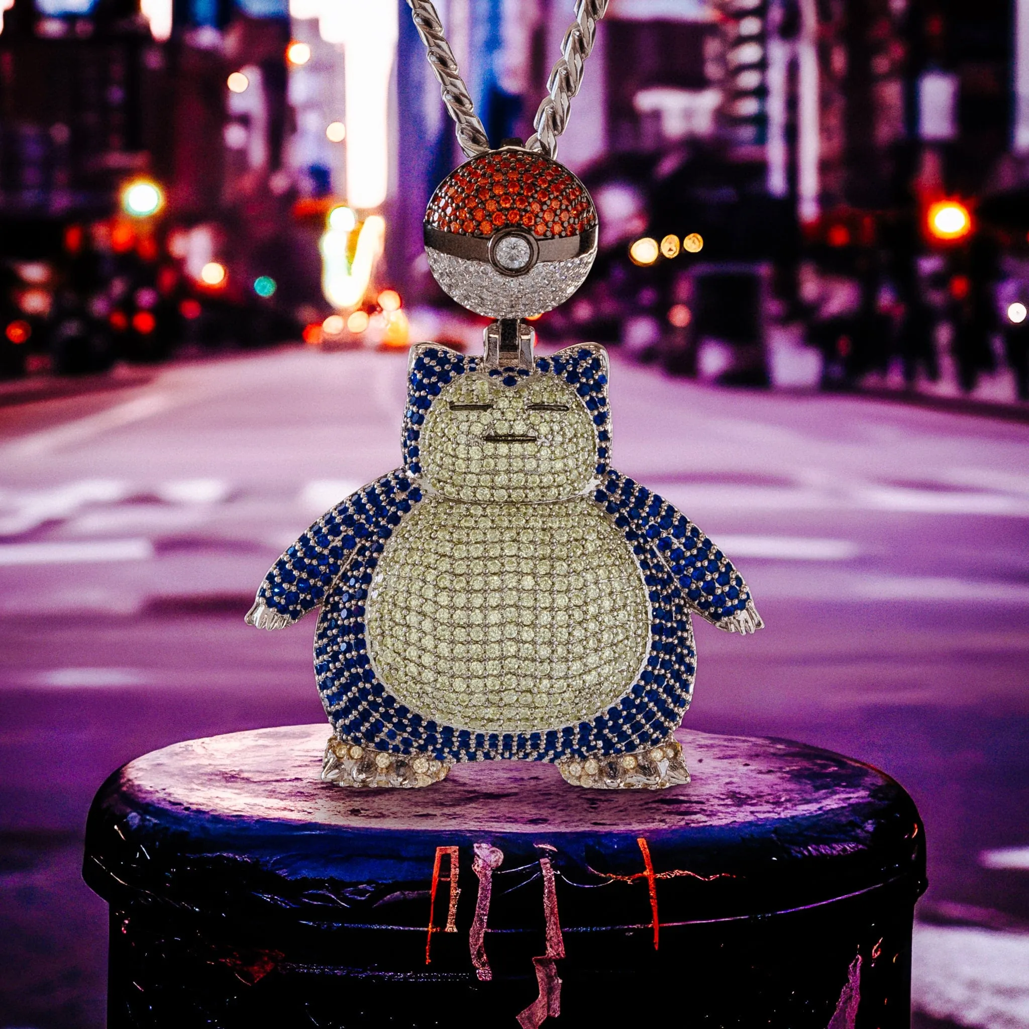 King Ice | Pokémon - Snorlax Necklace sold by King Ice