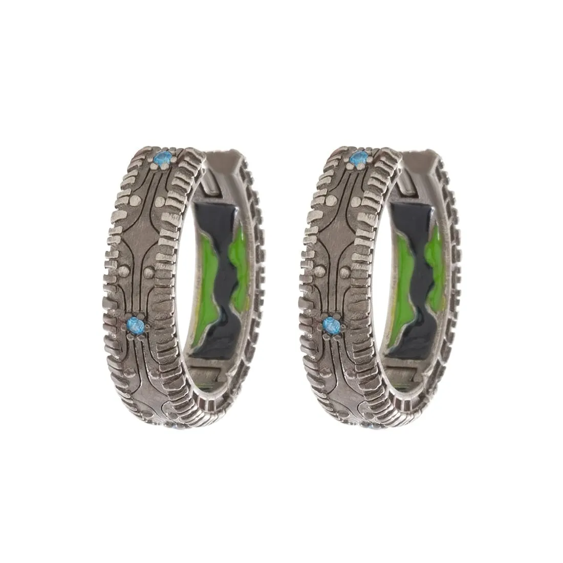 Halo x King Ice - 18mm Halo Hoop Earrings sold by King Ice product image thumbnail 2