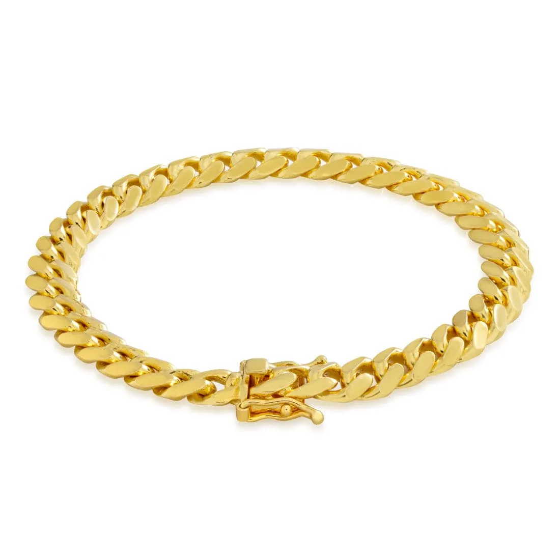 Solid Gold 5mm Miami Cuban Link Bracelet sold by King Ice product image thumbnail 2