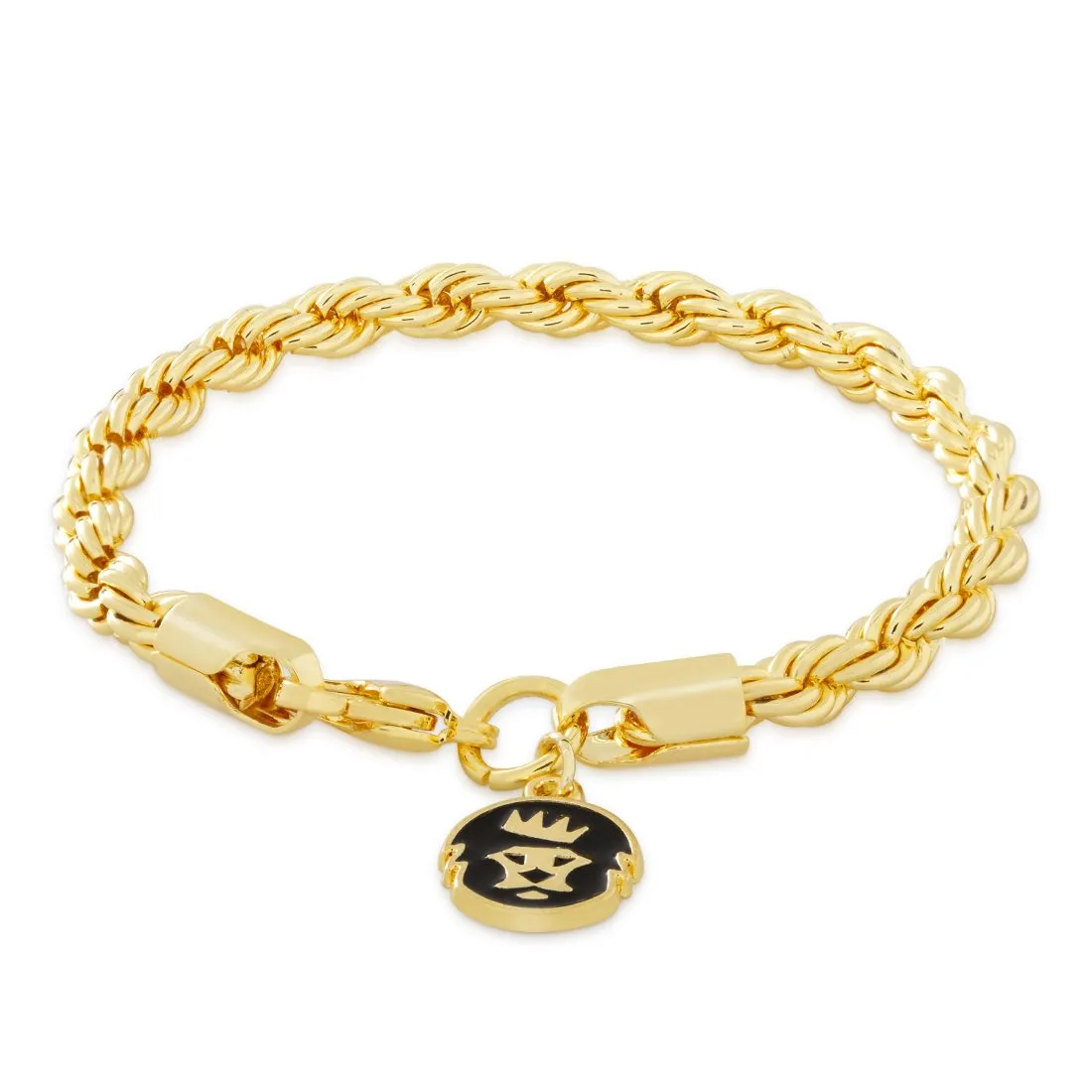 Solid Gold 5mm Rope Bracelet sold by King Ice product image thumbnail 2