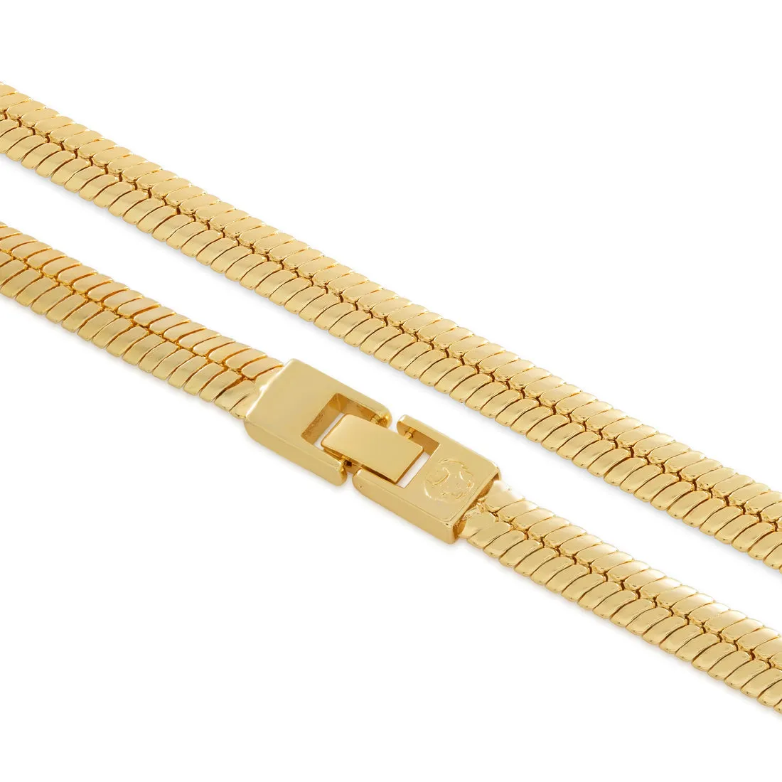 Solid Gold 8mm Thick Herringbone Chain sold by King Ice product image thumbnail 2