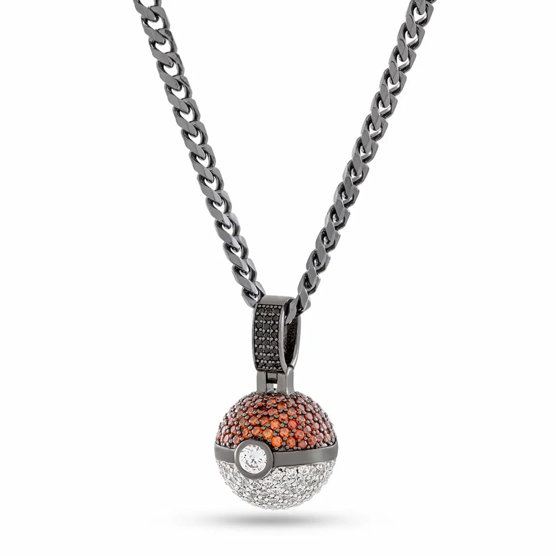 King Ice | Pokémon - Poké Ball Necklace sold by King Ice product image thumbnail 2