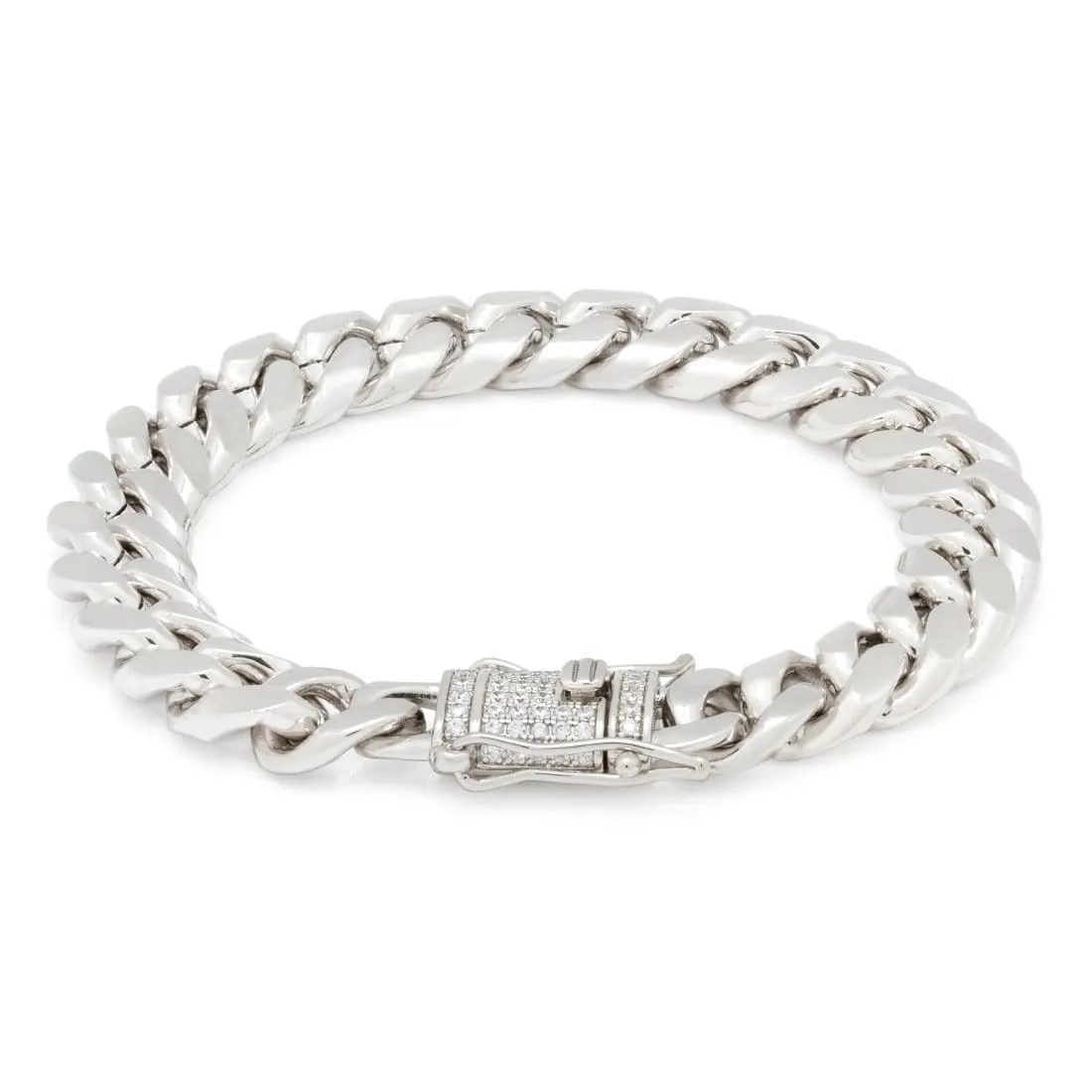 Solid Gold 10mm Miami Cuban Link Bracelet sold by King Ice product image thumbnail 4