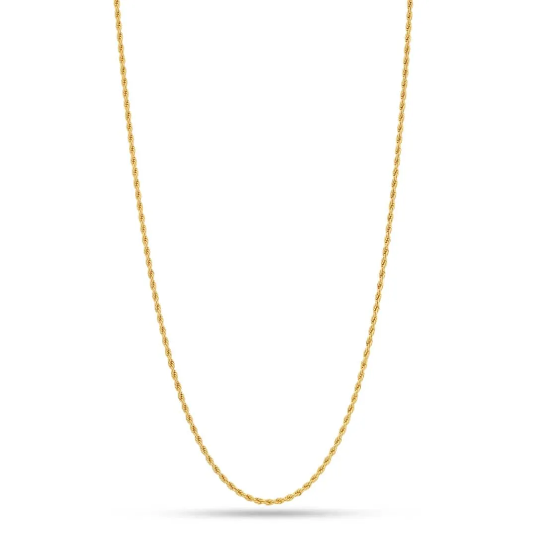 Solid Gold 3mm Rope Chain sold by King Ice