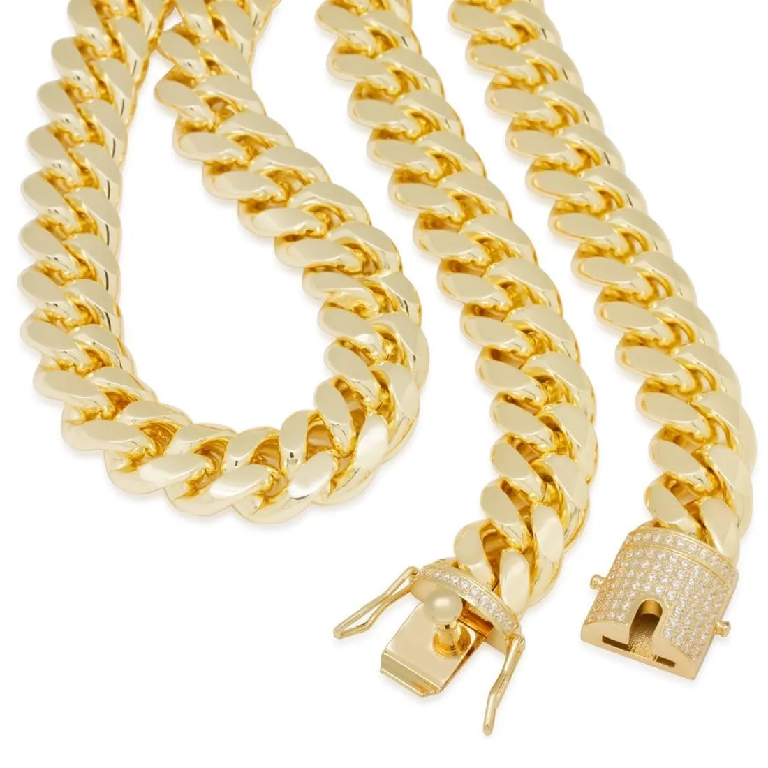 Solid Gold 18mm Miami Cuban Link Chain sold by King Ice product image thumbnail 3
