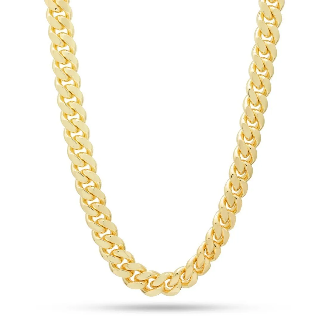 Solid Gold 10mm Miami Cuban Link Chain sold by King Ice