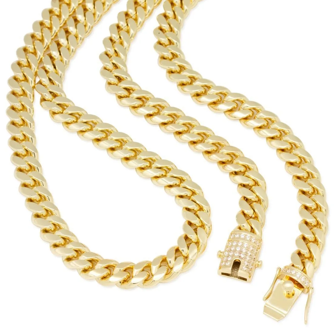Solid Gold 10mm Miami Cuban Link Chain sold by King Ice product image thumbnail 4