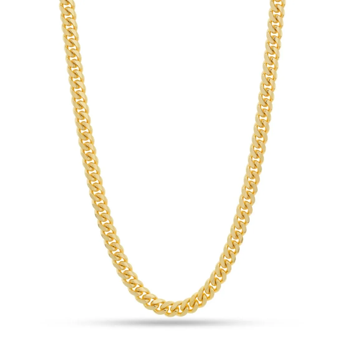 Solid Gold 8mm Miami Cuban Link Chain sold by King Ice