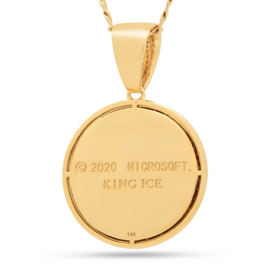 Xbox x King Ice - Solid Gold Sphere Logo Necklace sold by King Ice product image thumbnail 2