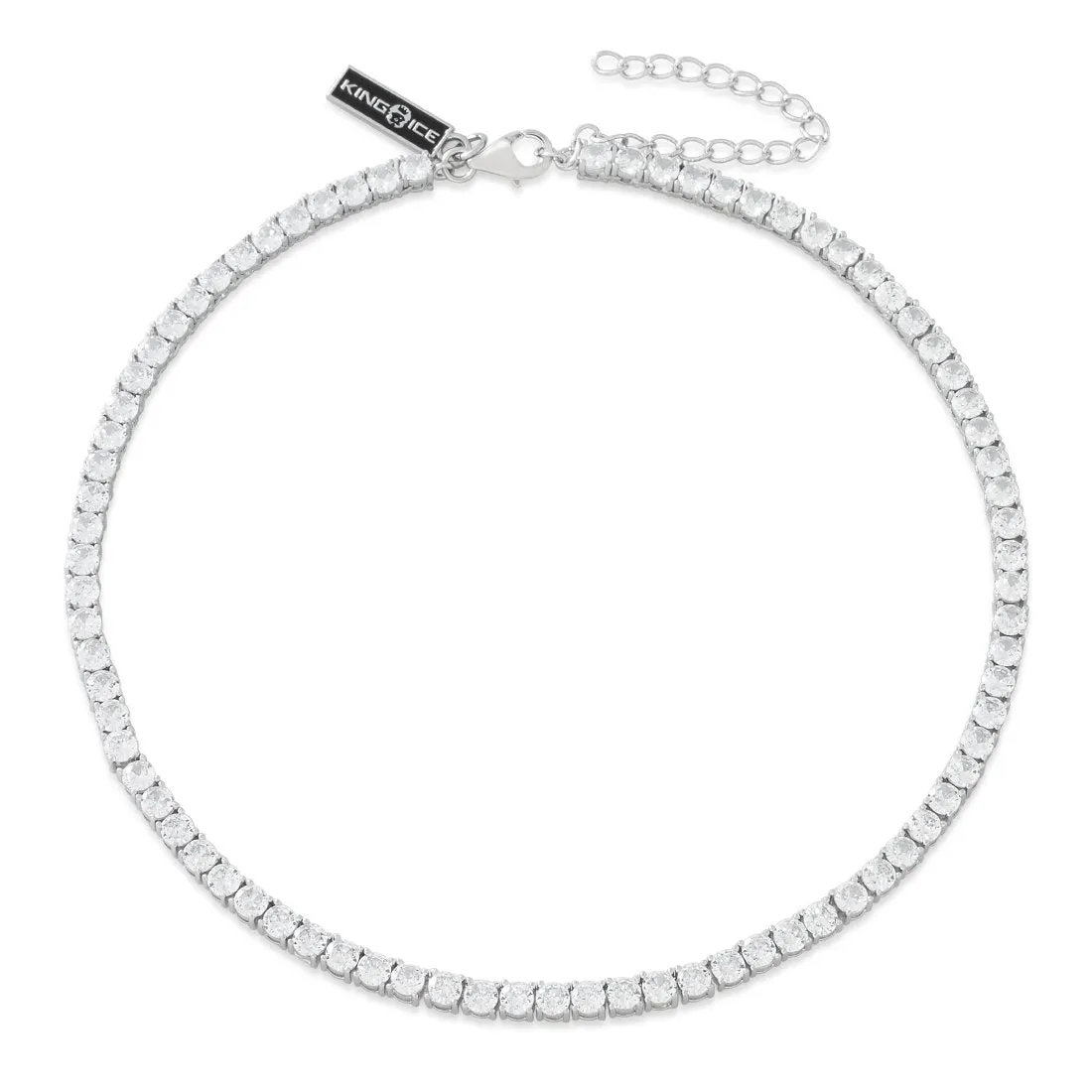 4mm Tennis Choker Chain sold by King Ice product image thumbnail 3