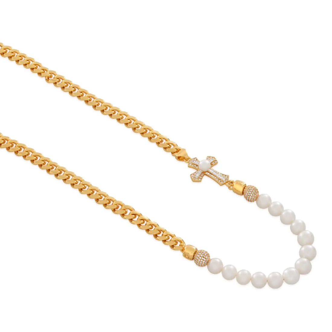 Pearl of Wisdom Cross Chain sold by King Ice product image thumbnail 2