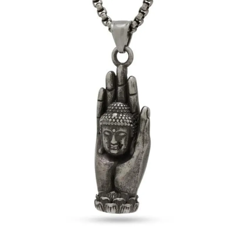 Buddha Hand Necklace sold by King Ice