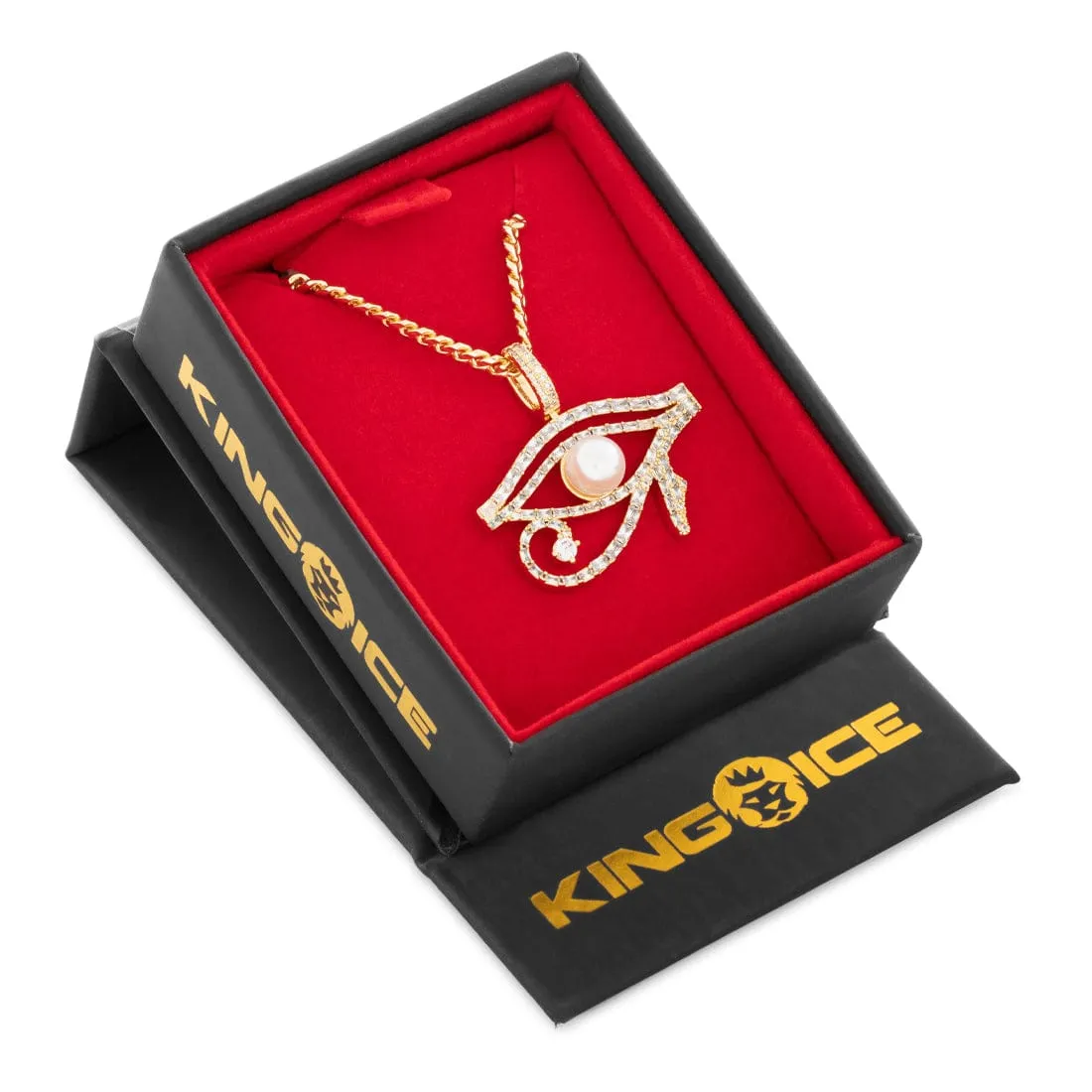 Pearl of Wisdom Eye of Ra Necklace sold by King Ice product image thumbnail 4