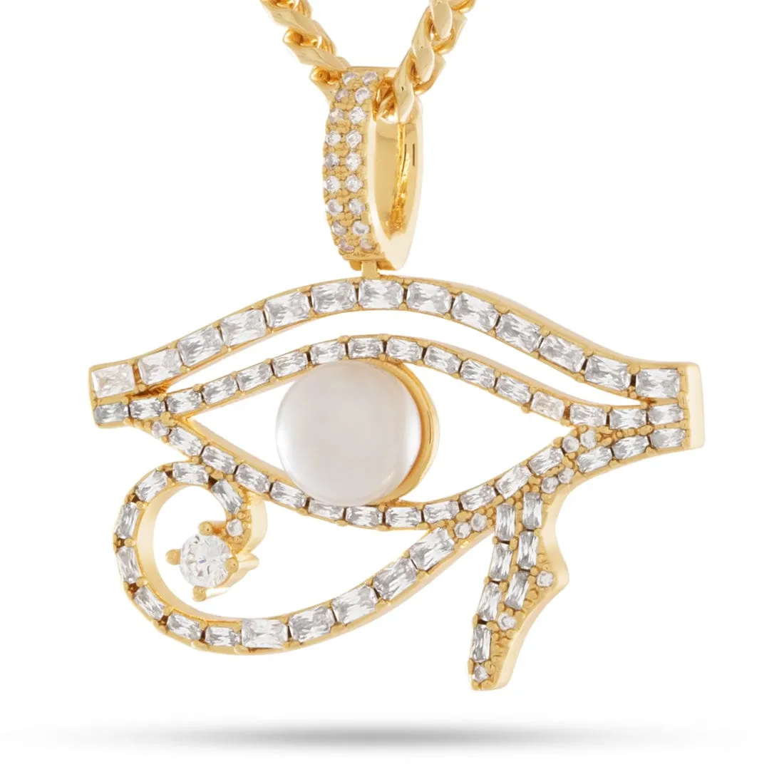 Pearl of Wisdom Eye of Ra Necklace sold by King Ice