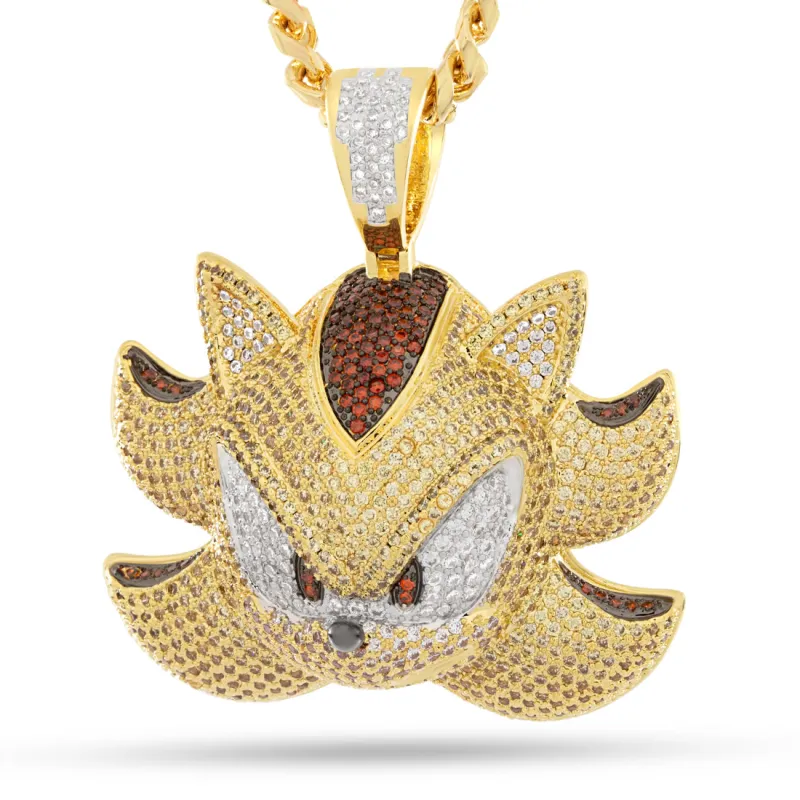 Sonic the Hedgehog x King Ice - Super Shadow Necklace sold by King Ice
