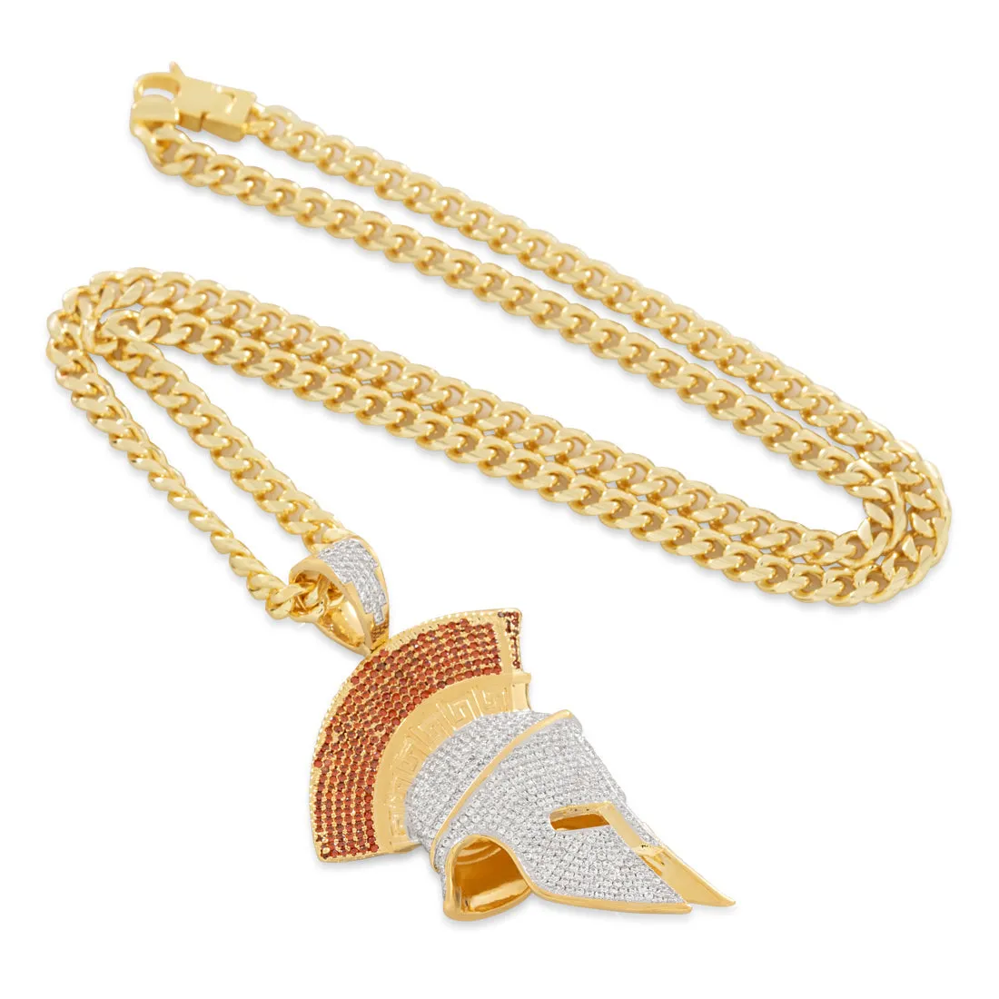 Corinthian Helmet Necklace sold by King Ice product image thumbnail 3