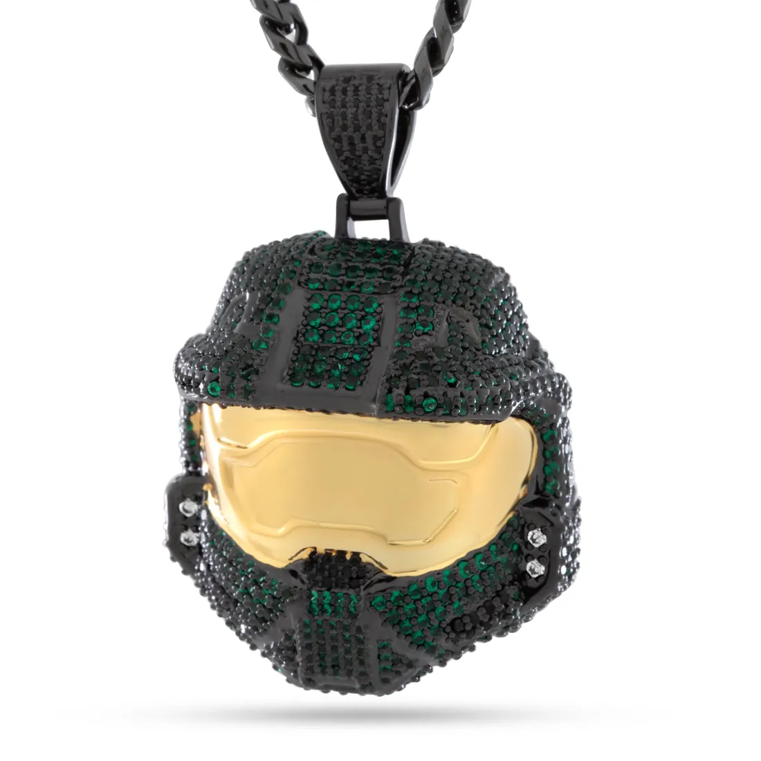 Halo x King Ice - Mark VI Helmet Necklace sold by King Ice