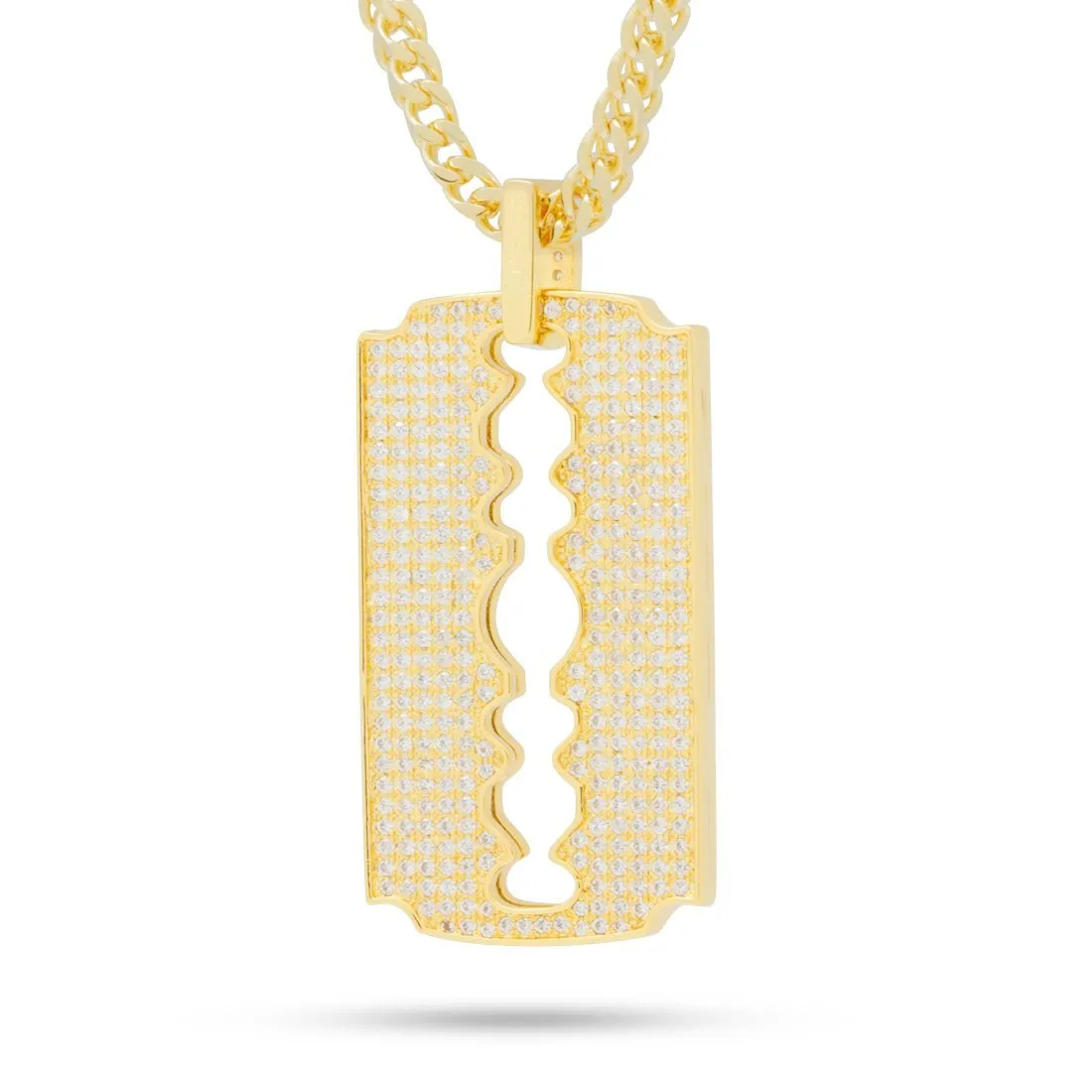 Double-Edge Razor Blade Necklace sold by King Ice product image thumbnail 2