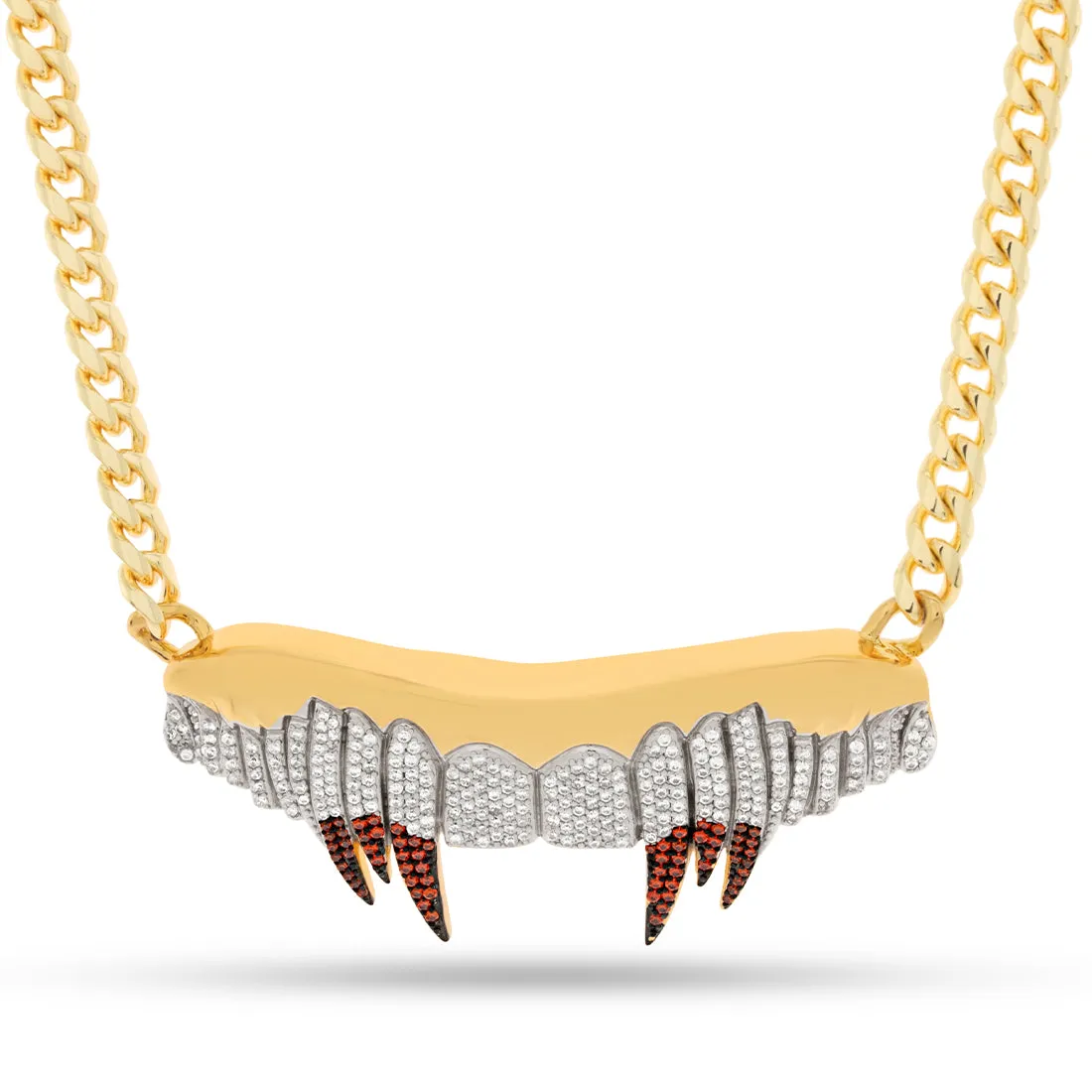 LE Vamp Fangs Necklace sold by King Ice
