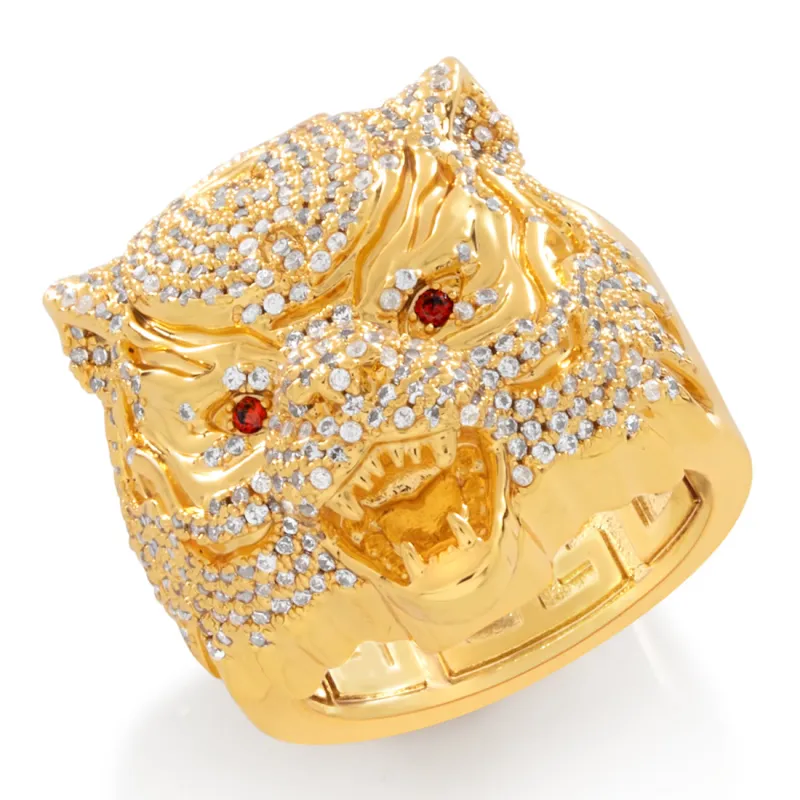 Wu-Tang x King Ice - 28mm Tiger Style Ring made by King Ice