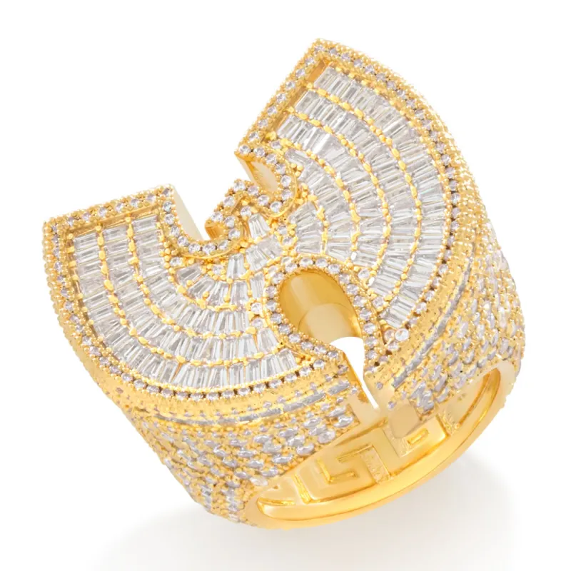 Wu-Tang x King Ice - 30mm Wu-Tang Logo Ring made by King Ice