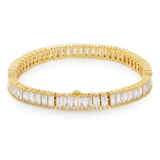 6mm Baguette Tennis Bracelet sold by King Ice product image thumbnail 2