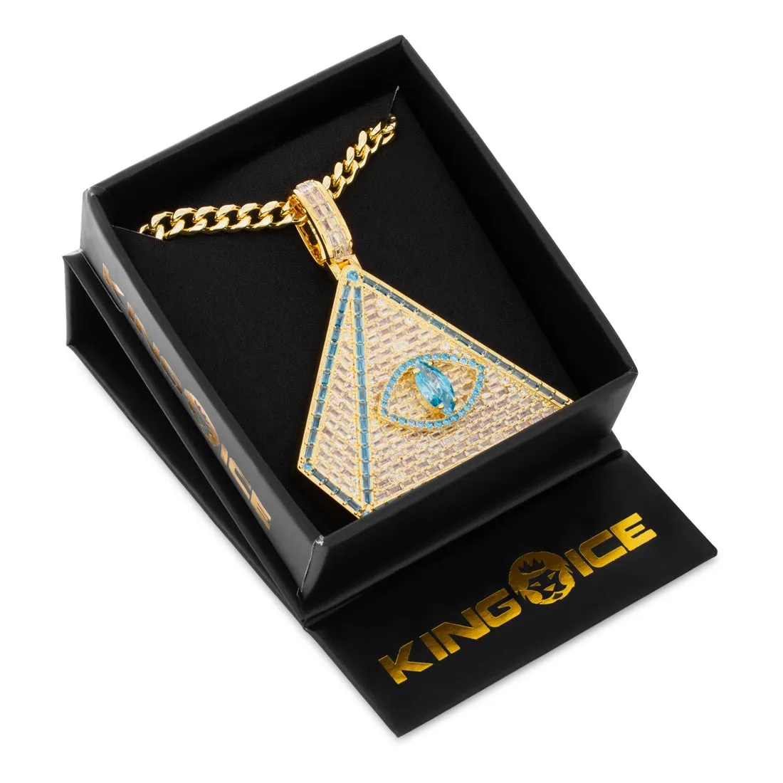 Pyramid of Enlightenment Necklace sold by King Ice product image thumbnail 4