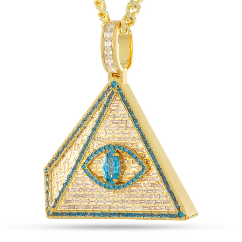 Pyramid of Enlightenment Necklace sold by King Ice