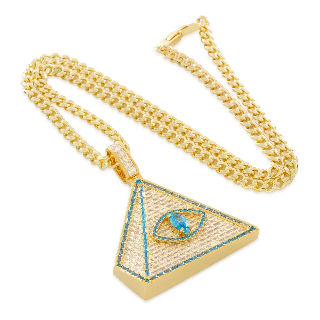 Pyramid of Enlightenment Necklace sold by King Ice product image thumbnail 3