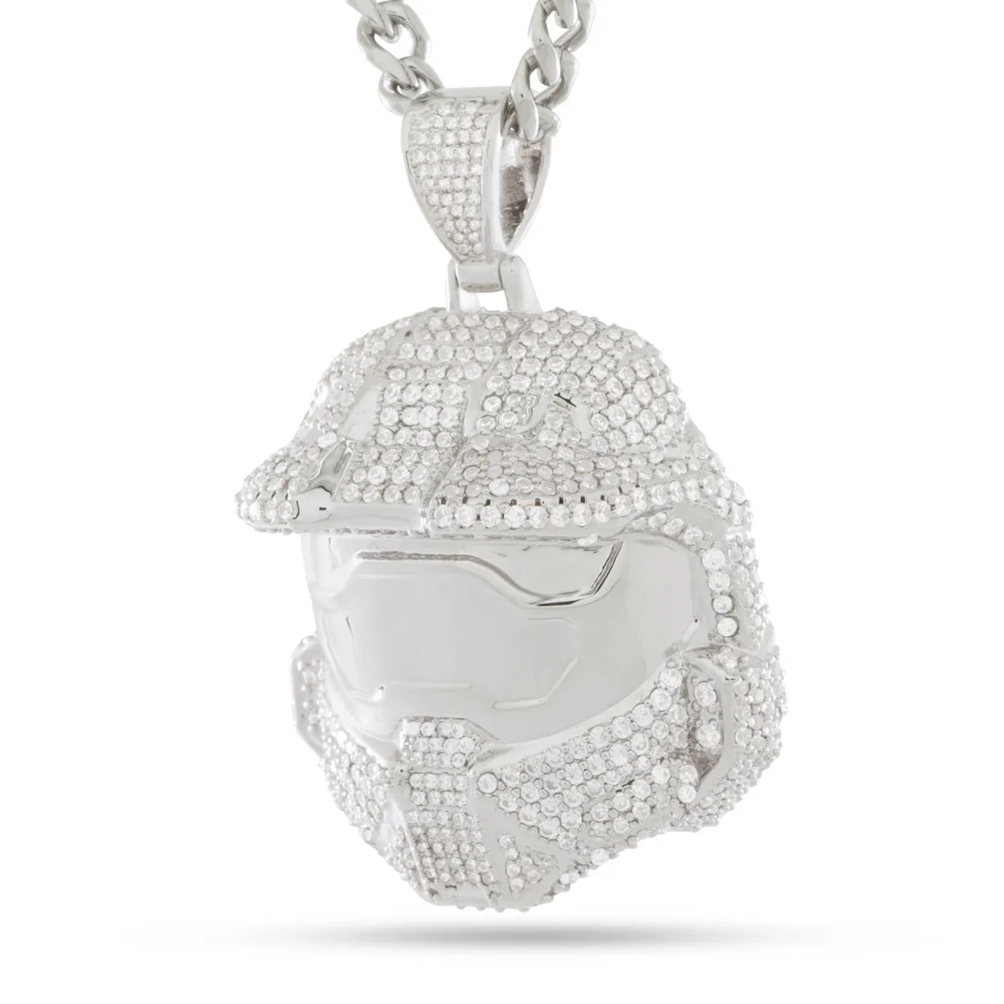 Halo x King Ice - Master Chief Helmet II Necklace sold by King Ice product image thumbnail 5