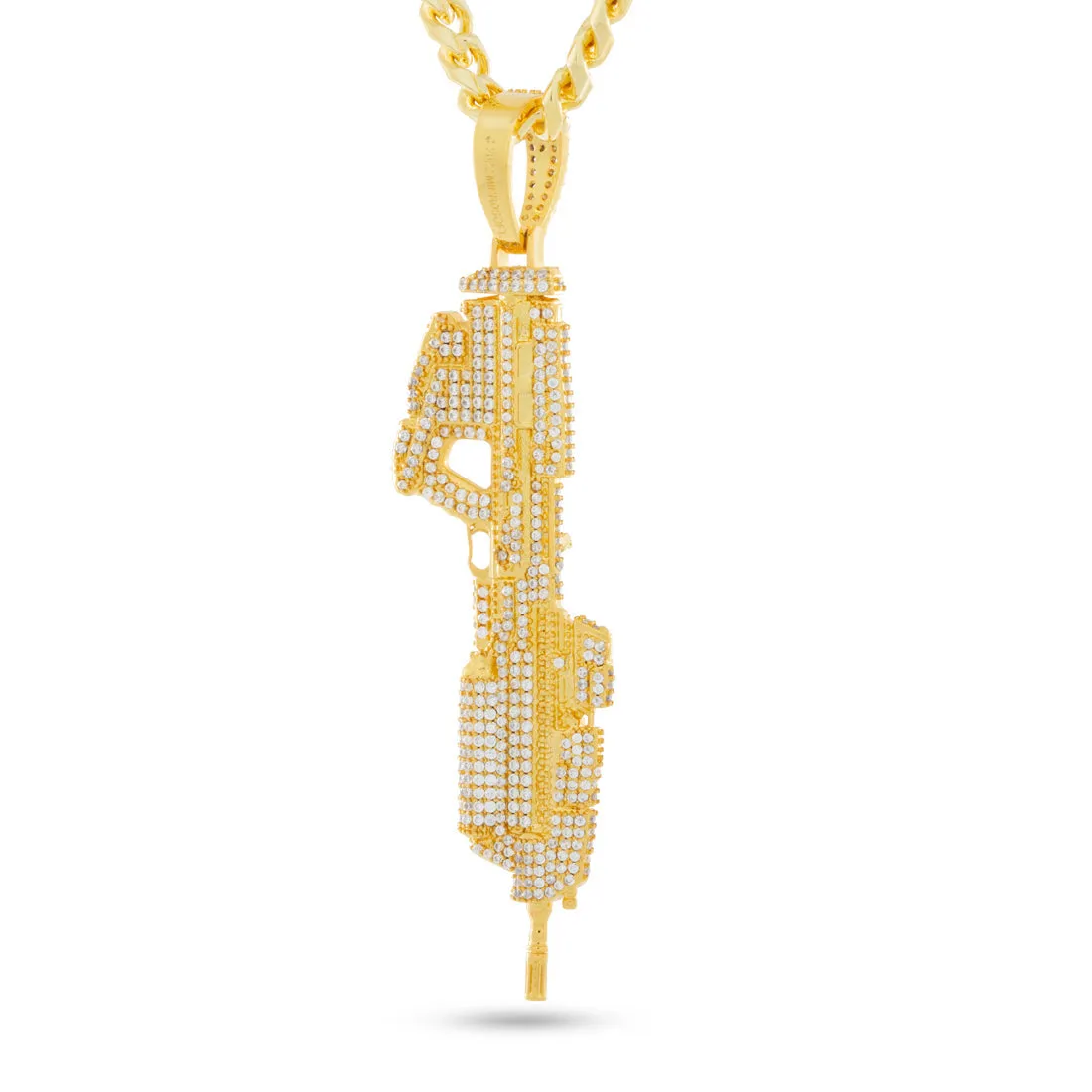 Halo x King Ice - MA5C Assault Rifle Necklace sold by King Ice product image thumbnail 2
