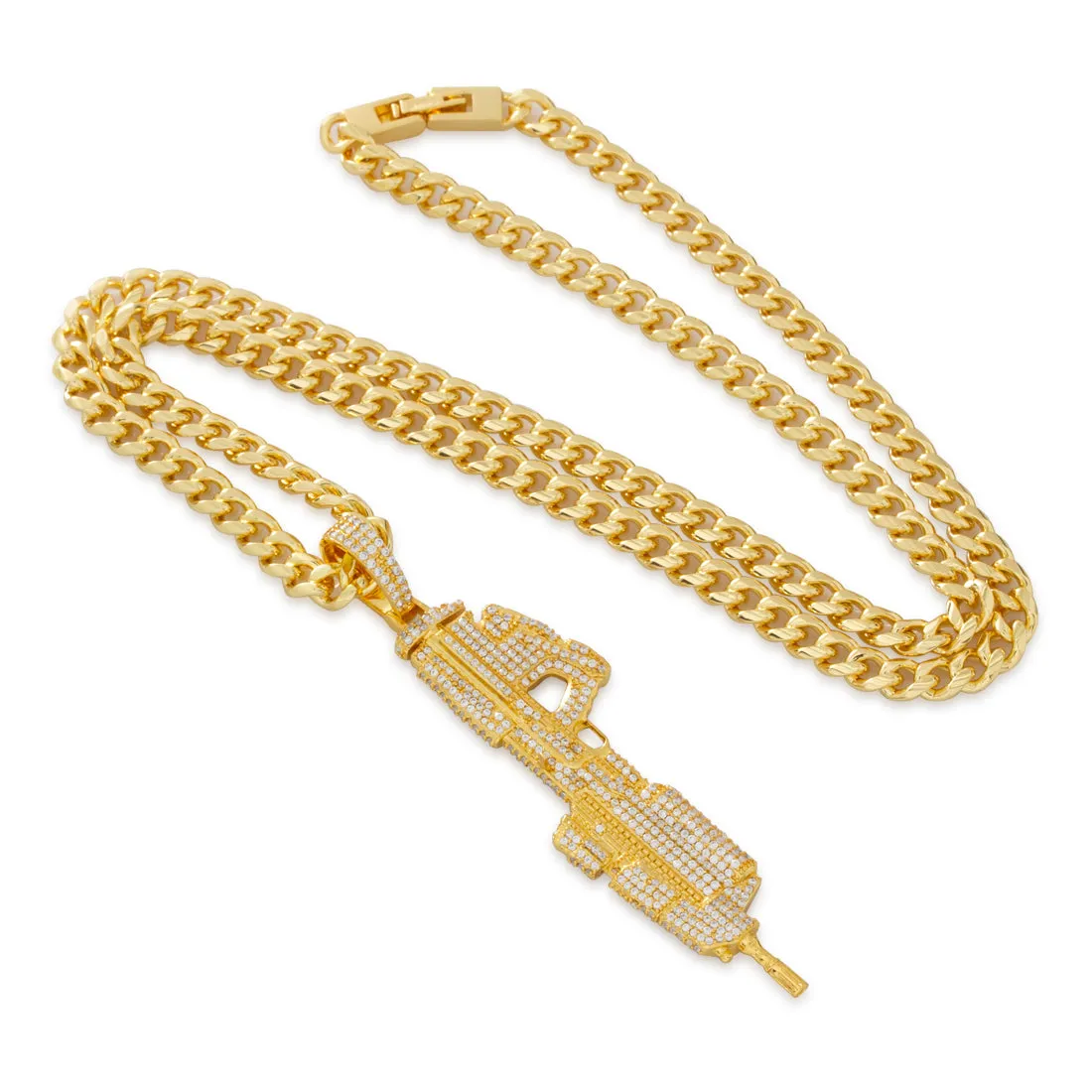 Halo x King Ice - MA5C Assault Rifle Necklace sold by King Ice product image thumbnail 3
