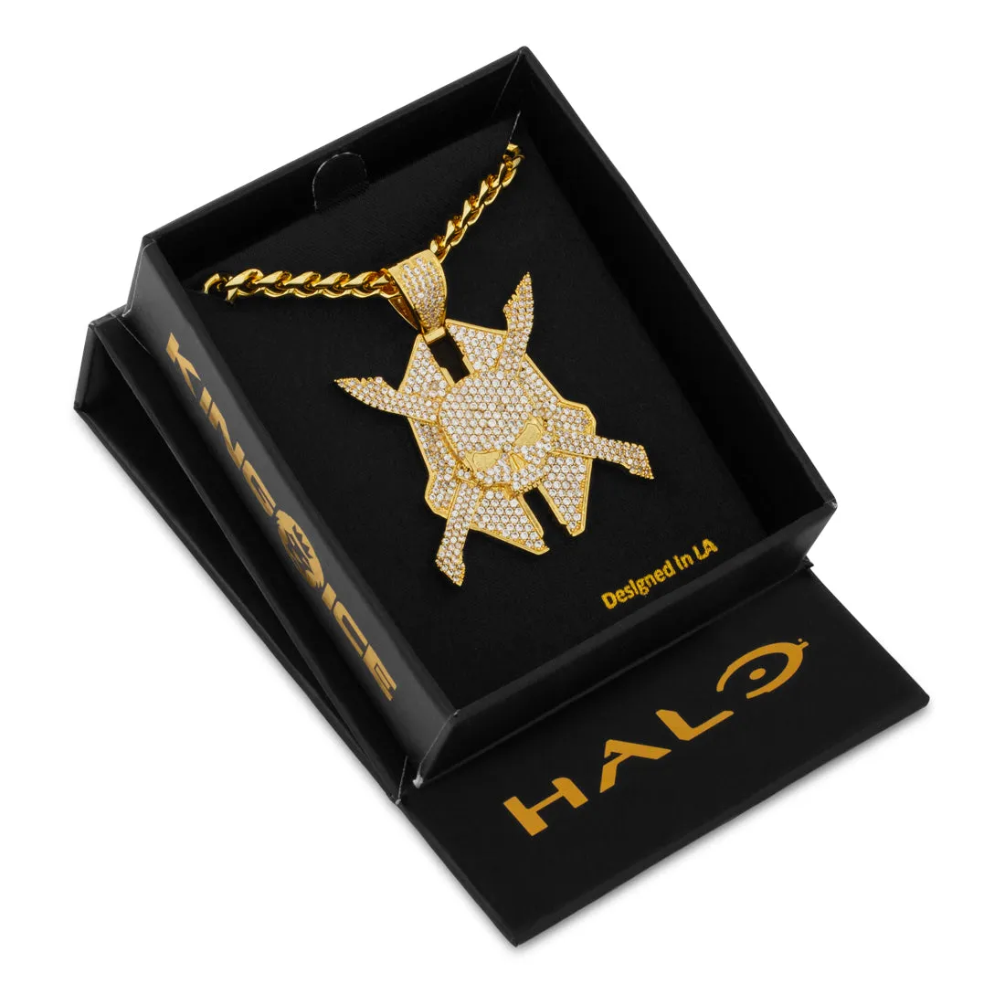 Halo x King Ice - Legendary Emblem Necklace sold by King Ice product image thumbnail 5