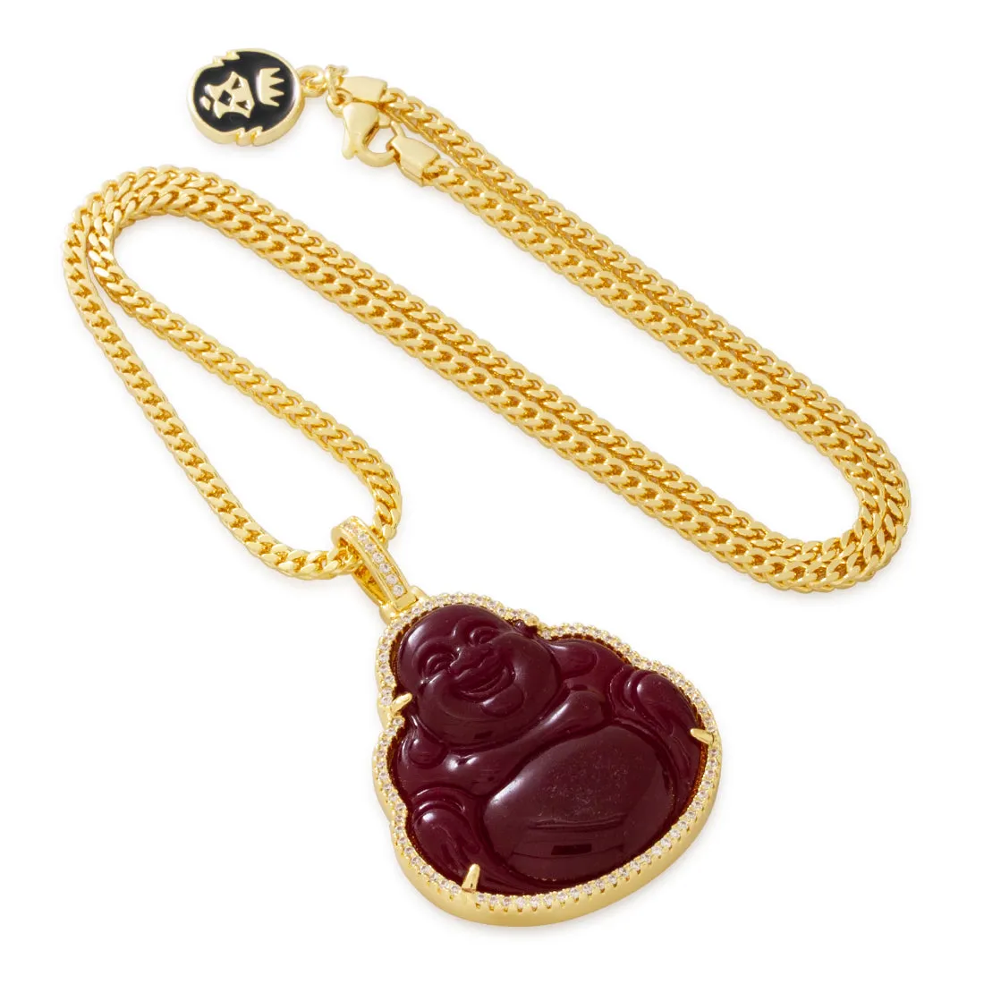 Coral Buddha Necklace sold by King Ice product image thumbnail 3