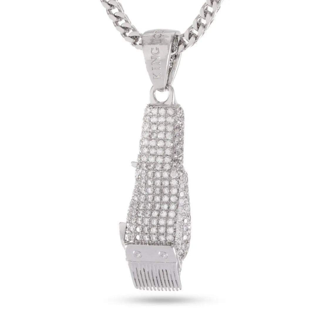 Barber Shop Clippers Necklace sold by King Ice product image thumbnail 5