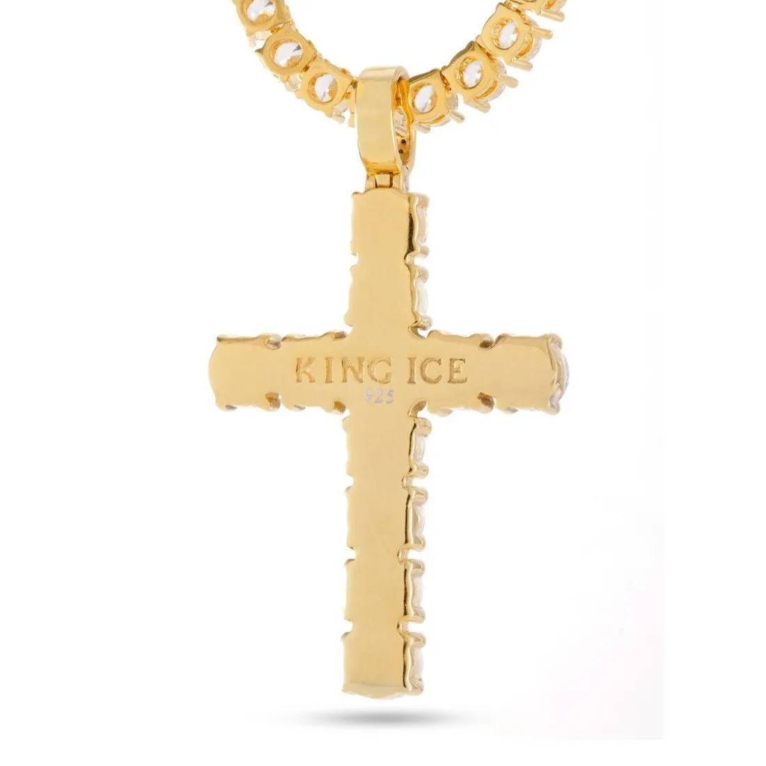 Tennis Cross Necklace sold by King Ice product image thumbnail 2