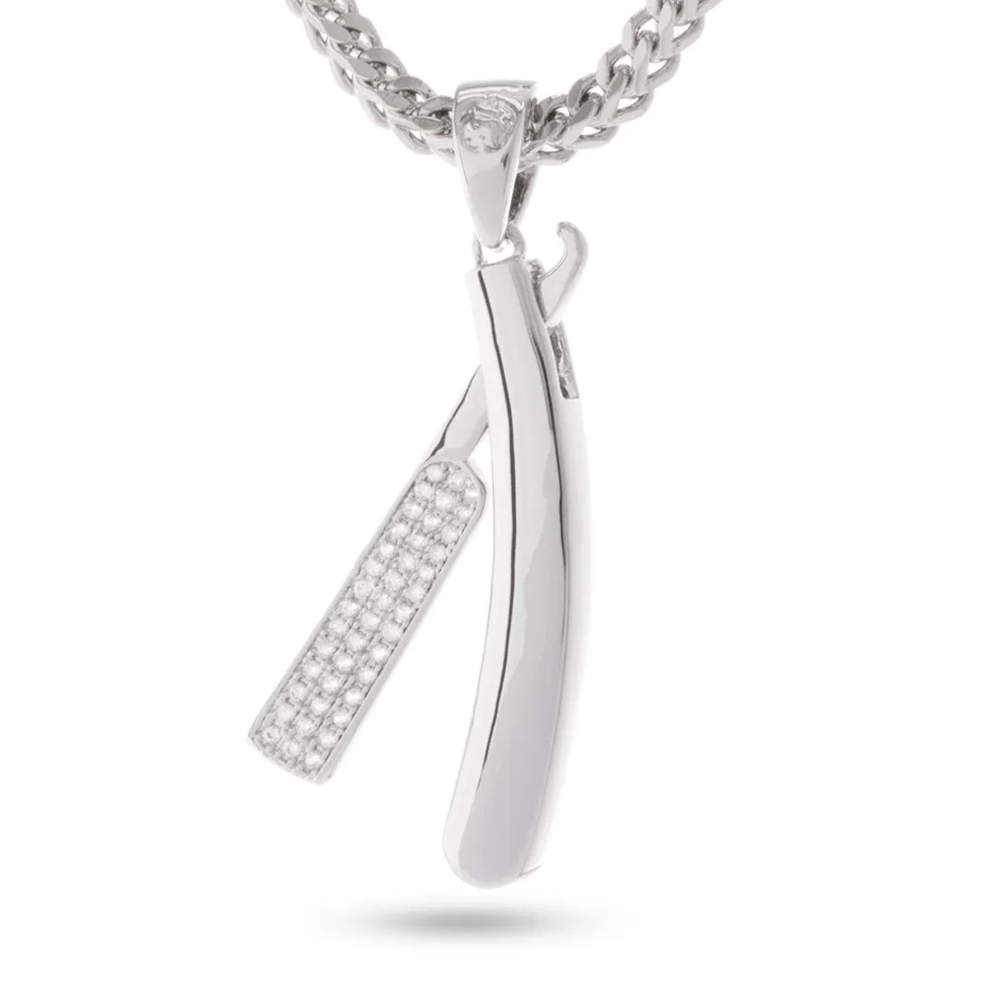 Straight RZR Barber Shop Necklace sold by King Ice product image thumbnail 4